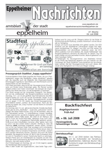 Backfischfest - Eppelheim