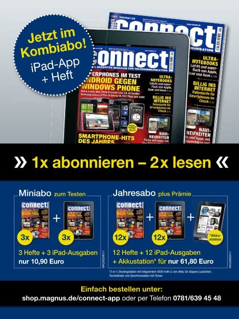 Connect Starke iPhone Konkurrenten