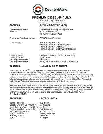 Premium Diesel-R ULS - CountryMark