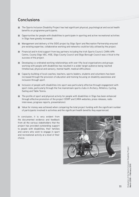 SIDO Evaluation Executive Summary - Sligo Sport and Recreation ...