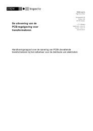 De uitvoering van de PCB-regelgeving voor transformatoren ...