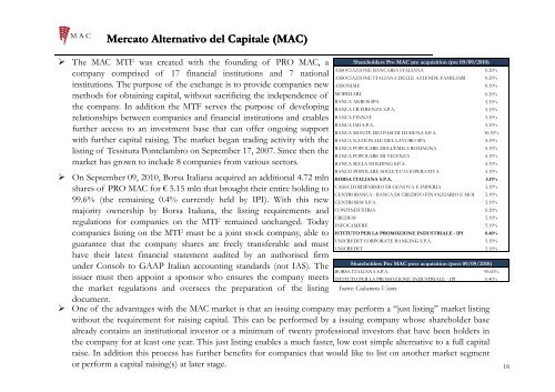 AIM Italia - Ernesto Mocci - Methorios Capital