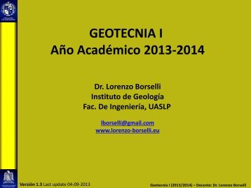 Geotecnia 1 - Parte III - LORENZO BORSELLI