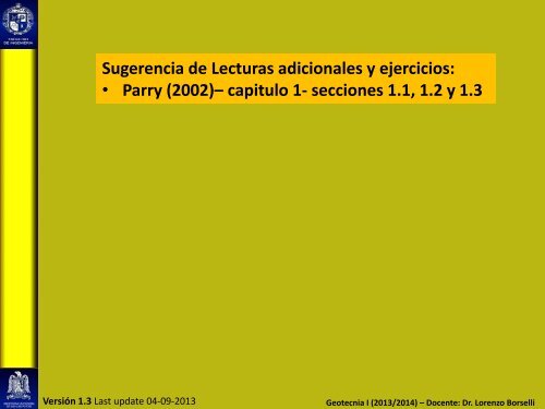 Geotecnia 1 - Parte III - LORENZO BORSELLI