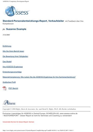 ASSESSÂ® Musterreport Personalentwicklung, Verkaufsleiter.pdf