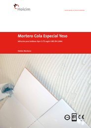 Mortero Cola Especial Yeso - Holcim