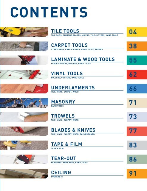 QEP Master Tools Catalog - Porta-Nails