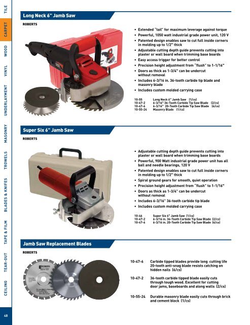 QEP Master Tools Catalog - Porta-Nails