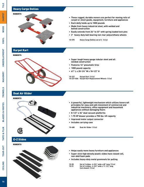 QEP Master Tools Catalog - Porta-Nails