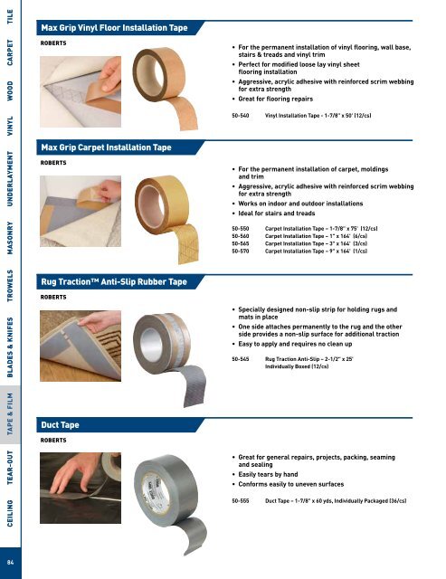 QEP Master Tools Catalog - Porta-Nails