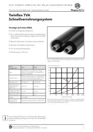 Twinflex TVA Schnellverrohrungssystem - PV Solartechnik