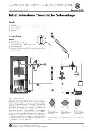 Inbetriebnahme Thermische Solaranlage - PV Solartechnik