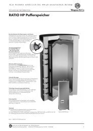 RATIO HP Pufferspeicher - PV Solartechnik