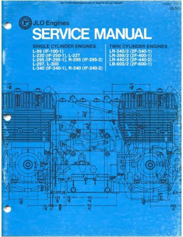 JLO Service Manual - Vintage Snow