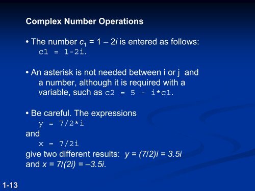 Introduction to MATLAB 7 for Engineers Chapter 1 An ... - FET