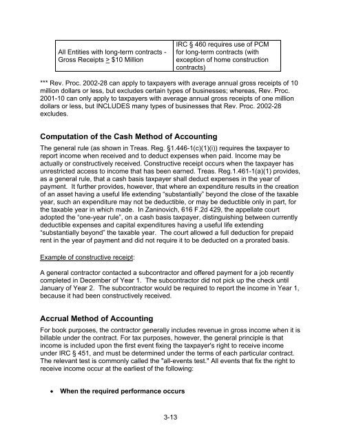 Construction Industry - Audit Technique Guide - Uncle Fed's Tax ...