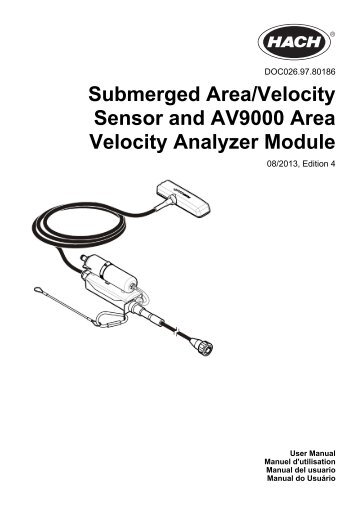 Submerged Area/Velocity Sensor and AV9000 Area ... - Hachflow