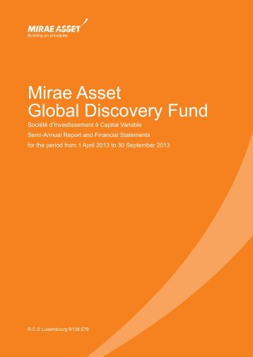 Mirae Asset Global Discovery Fund - Fundsupermart.com