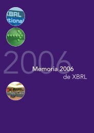 Memoria - XBRL España