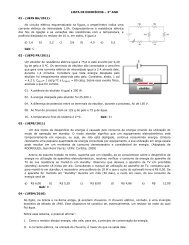 LISTA DE EXERCÍCIOS – 3° ANO 01 - (UEFS BA ... - Caldeira Digital