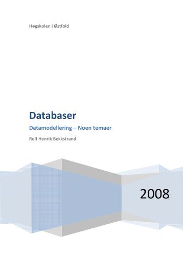 Databaser - HÃ¸gskolen i Ãstfold