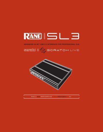 RANE - SL 3 - Univers-sons.com