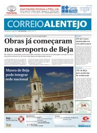 Obras jÃ¡ comeÃ§aram no aeroporto de Beja - Correio Alentejo