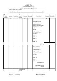 FORM 61 (P.W.A. 24) SCHEDULE DOCKET ... - Ccamoud.nic.in