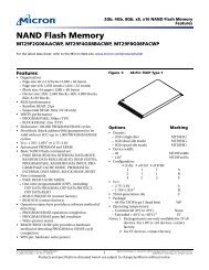 NAND Flash Datasheet - Micron