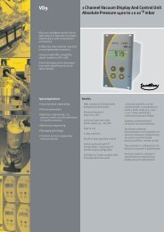 1 Channel Vacuum Display And Control Unit Absolute ... - FineMech