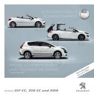 sondermodell 207 cc - Peugeot