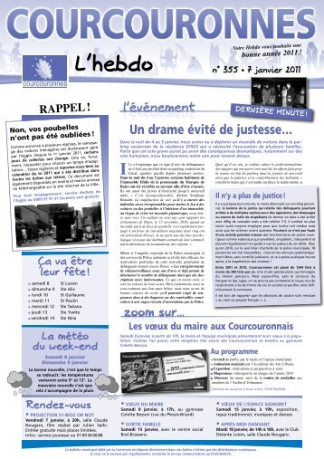 L'Hebdo nÂ°355 - Courcouronnes