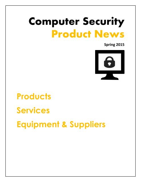 Computer Security Product News