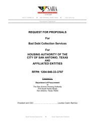 REQUEST FOR PROPOSALS For Bad Debt Collection Services For ...