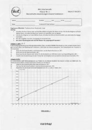 Mathematik - Musterloesung der Klausur vom 27.09.12