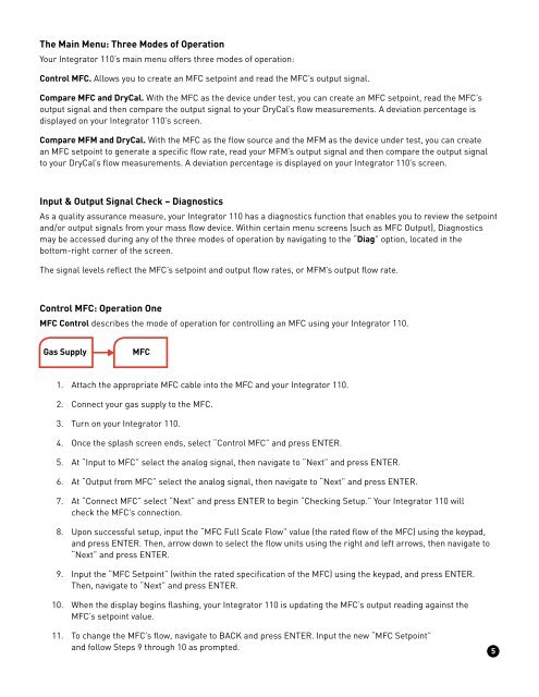 Bios Integrator 110 User Manual - Mesa Labs