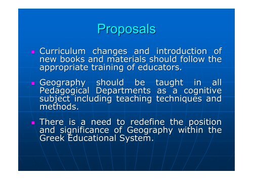 Primary and Secondary Educators' Attitudes on School Geography