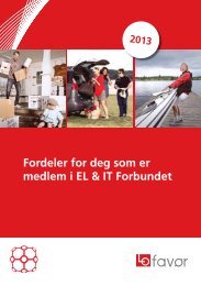 LOfavÃ¸r medlemsfordeler - El og it forbundet