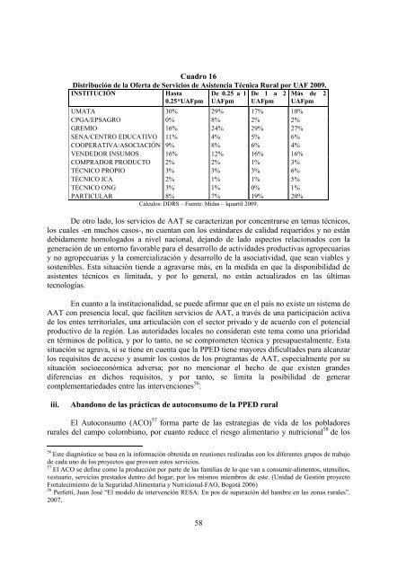 Conocer este Documento - Ministerio de Agricultura y Desarrollo Rural