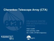 Cherenkov Telescope Array - 6th ACS Workshop at UTFSM 2009