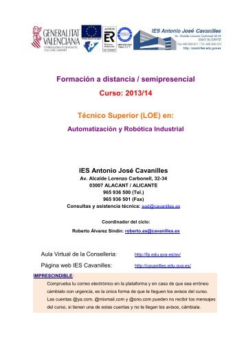 InformaciÃ³n alumnos ARI - IES Cavanilles