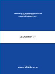 ANNUAL REPORT 2011 - Police Reform Programme