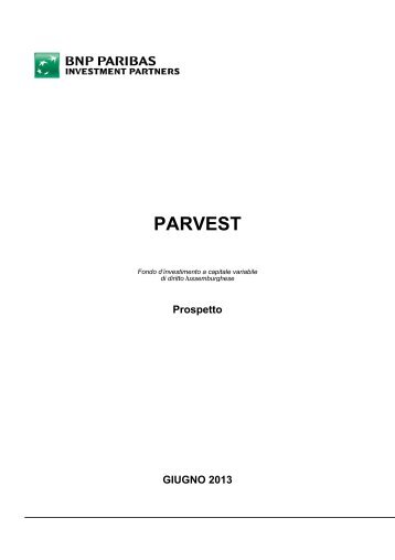 PARVEST - BNP Paribas Investment Partners