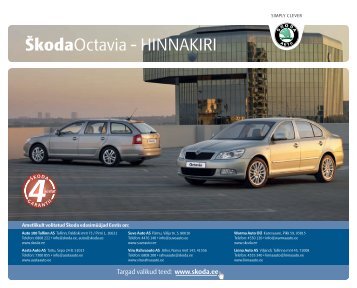 Å kodaOctavia - HINNAKIRI - Aasta Auto