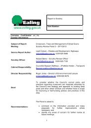 1 Report to Scrutiny Item Number: Contains ... - Ealing Council