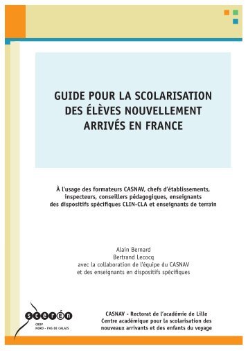 Guide pour la scolarisation des Ã©lÃ¨ves ... - Www5.ac-lille.fr