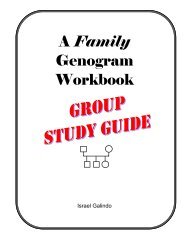 A Family Genogram Workbook - Sandhills Community College