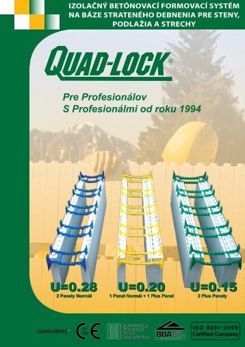 Quad-Lock IzolaÃ„ÂnÃƒÂ½ betÃƒÂ³novacÃƒÂ­ formovacÃƒÂ­ systÃƒÂ©m