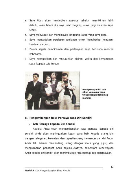 Kiat Mengembangkan Sikap Mandiri - e-Learning Sekolah ...