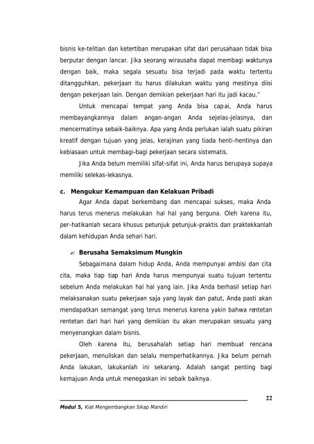 Kiat Mengembangkan Sikap Mandiri - e-Learning Sekolah ...